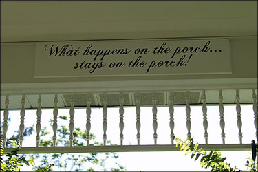 Porch Sign